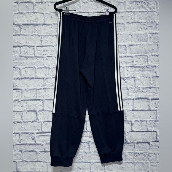 Navy adidas track joggers climalite - Picture 2 of 15